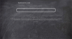 Desktop Screenshot of humicnews.com